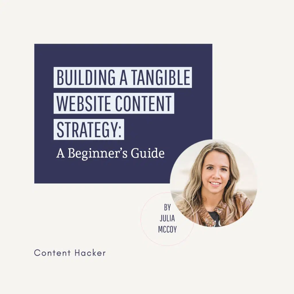 building a website content strategy