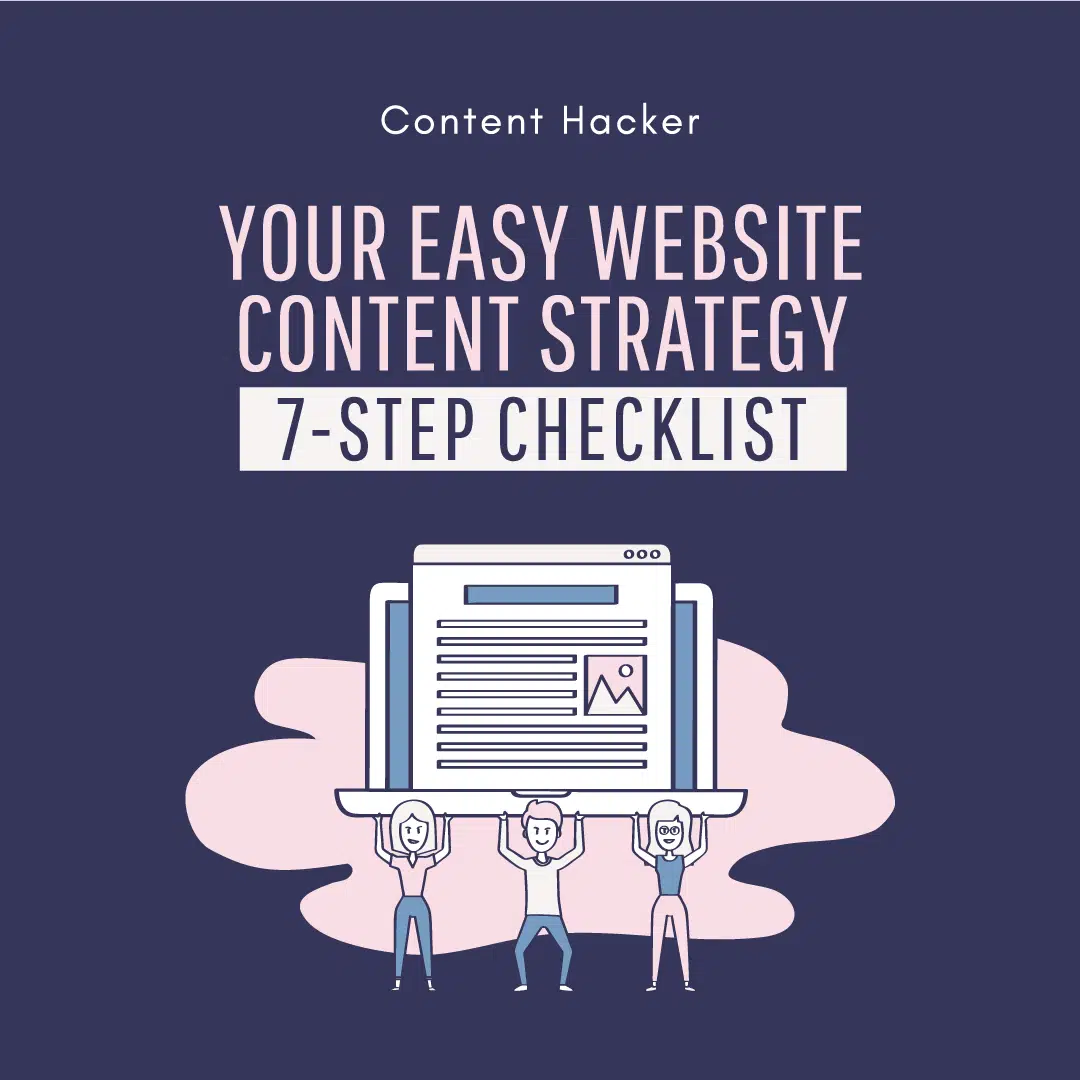 website content strategy checklist free guide
