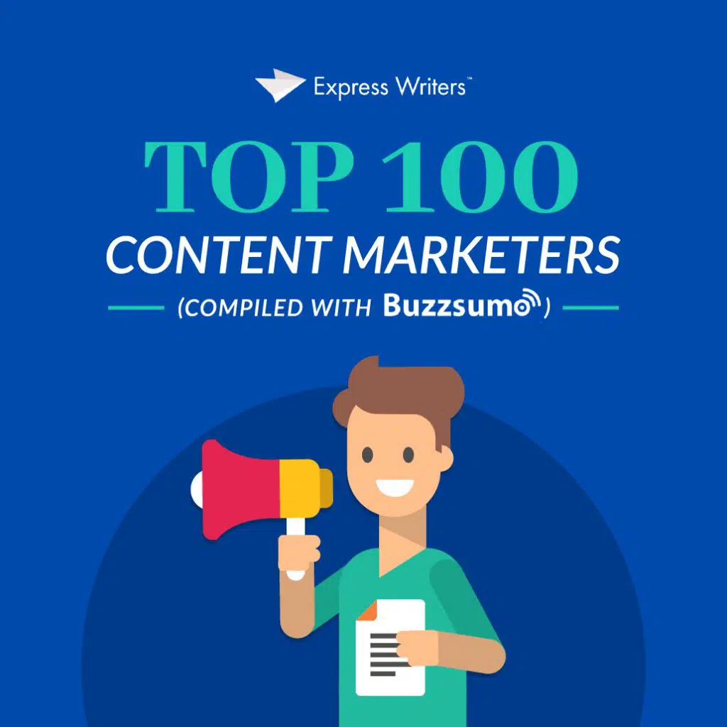 Top 100 content marketers lead magnet