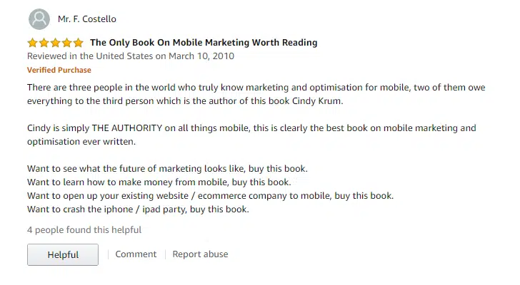 Cindy Krum book review