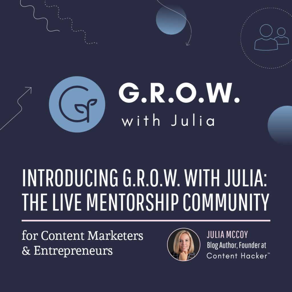 GROW with Julia