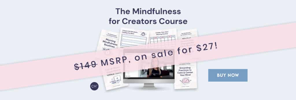 mindfulness course at content hacker