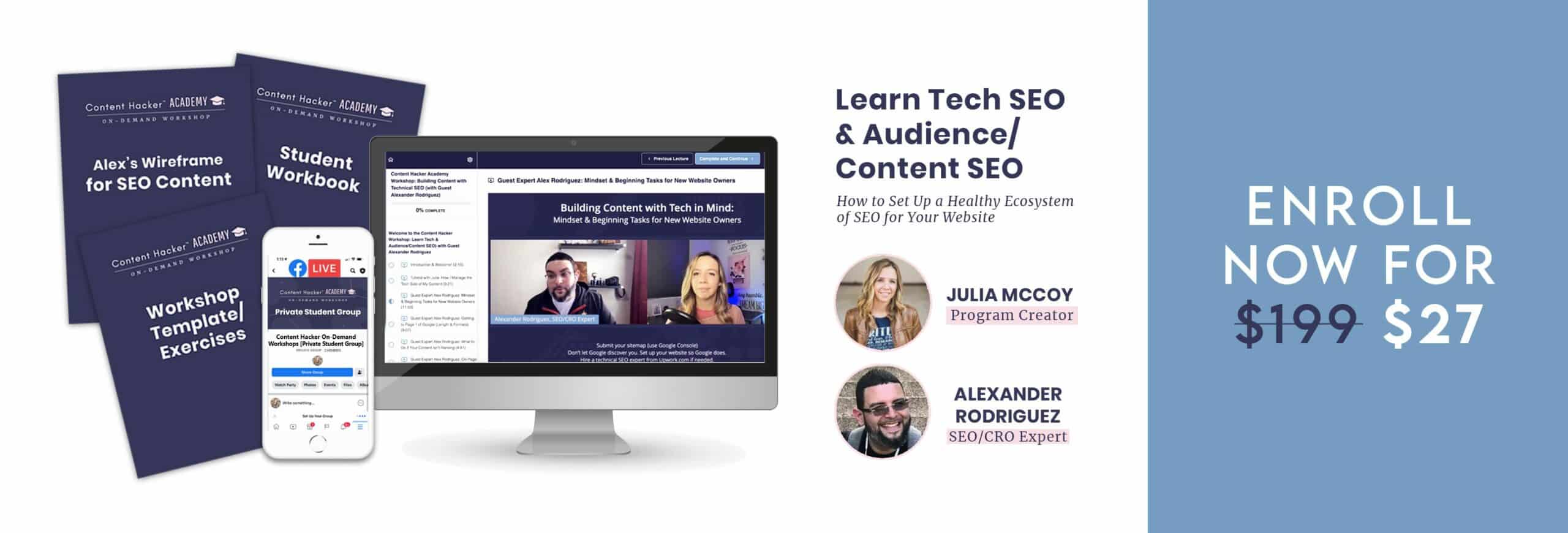 tech and audience seo workshop