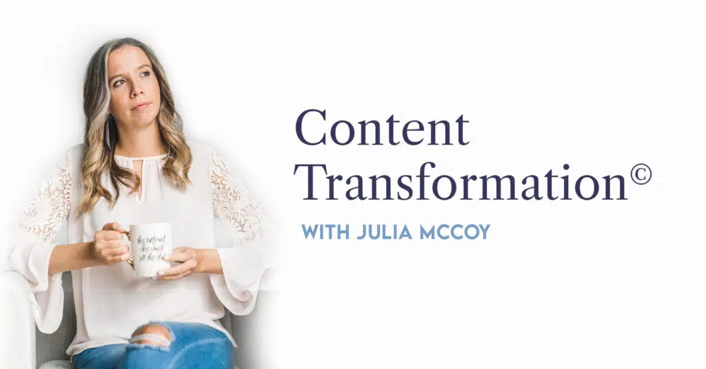 content transformation podcast