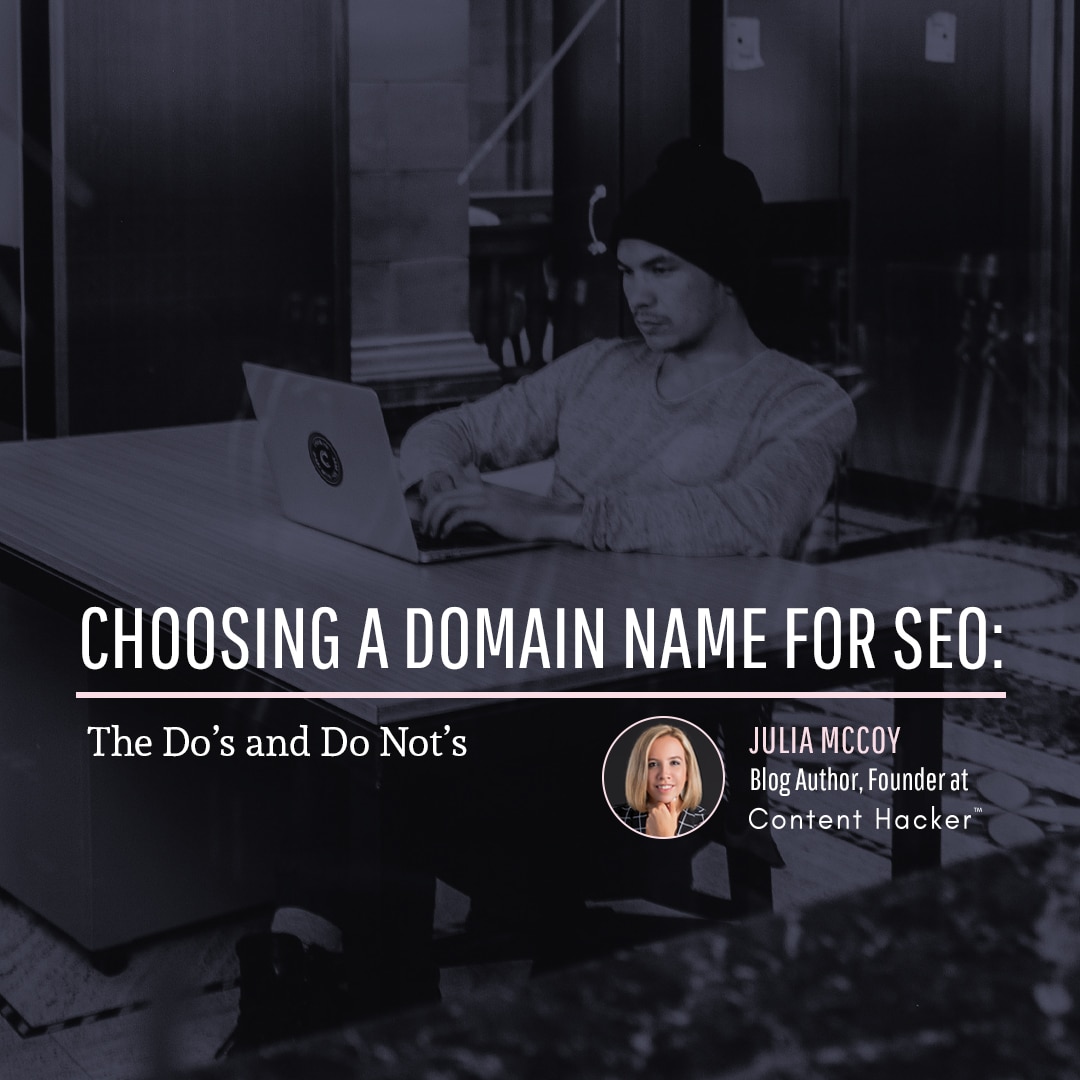 choosing a domain name for seo