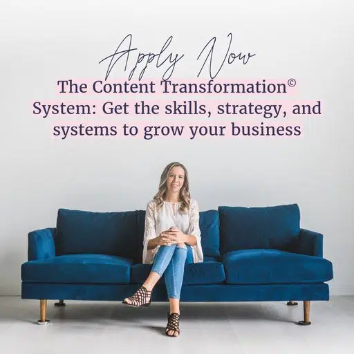 content transformation system apply now