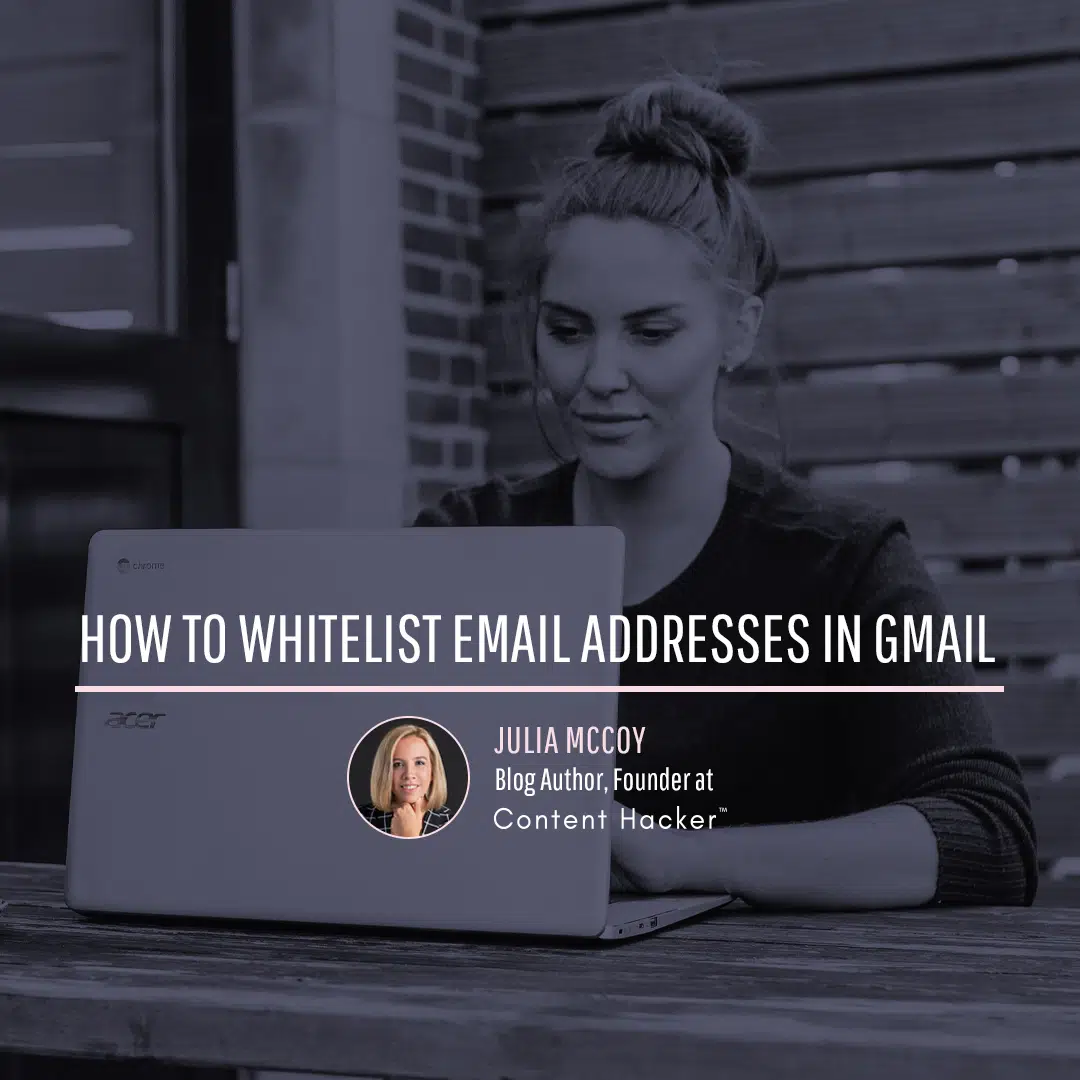 how to whitelist in gmail