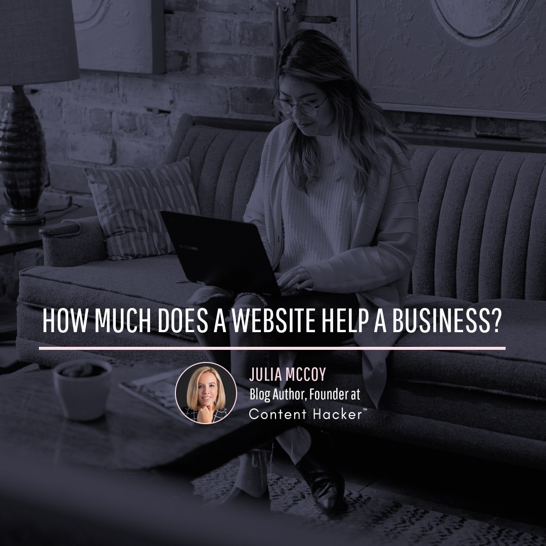 how much does a website help a business