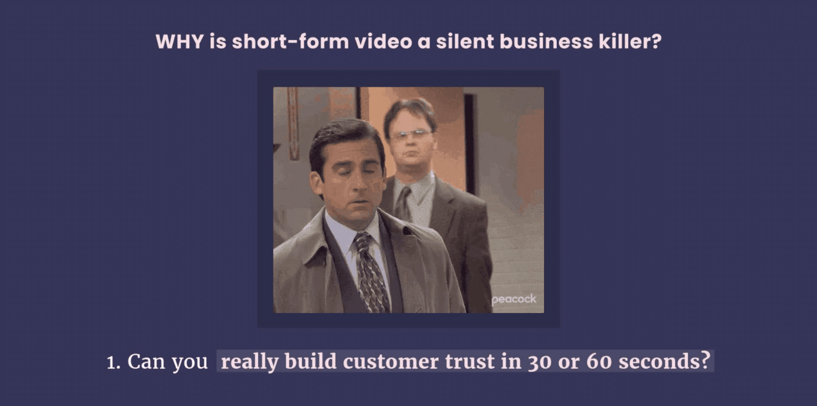 content study - can you build trust in 30-60sec