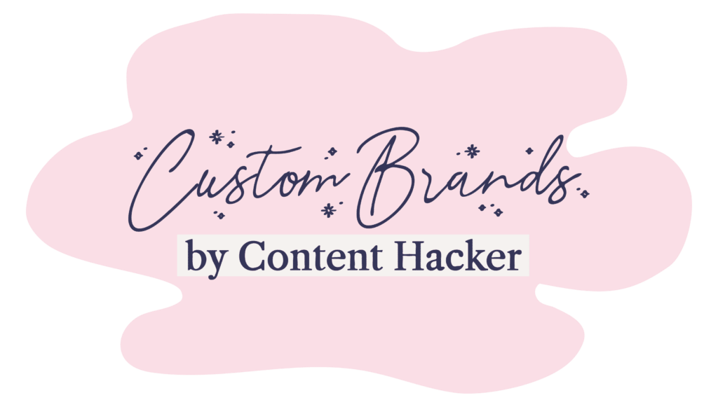 custom brands by content hacker