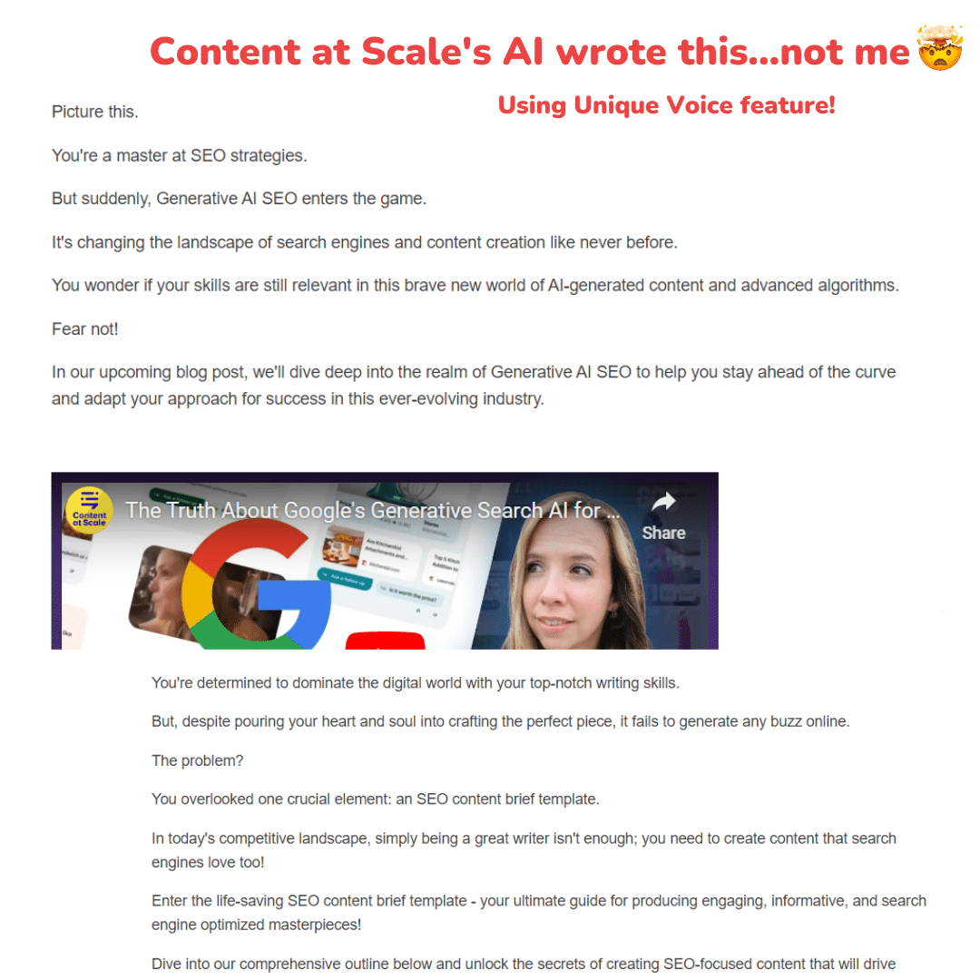 content at scale unique voice for content hacker