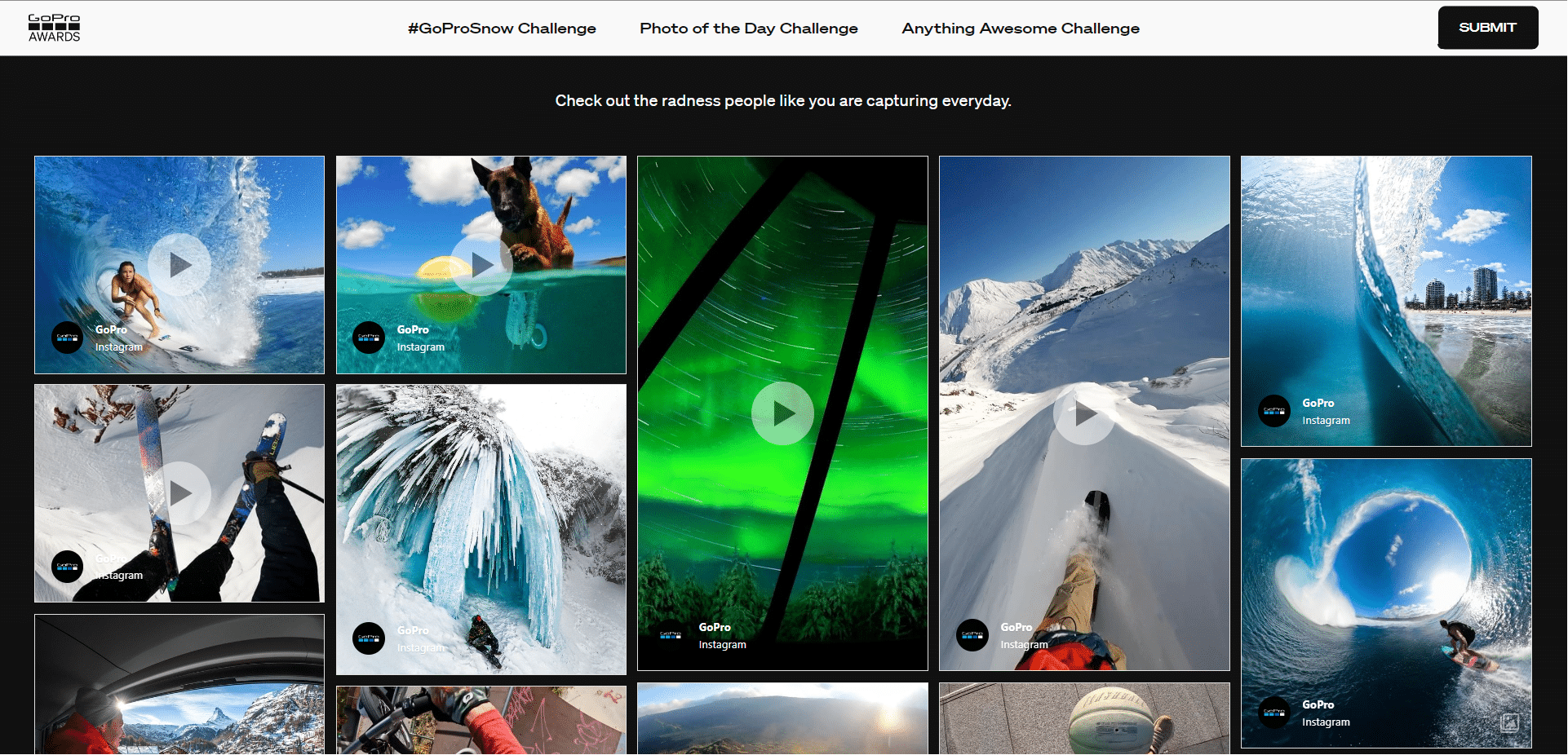 gopro awards - consumer-generated content